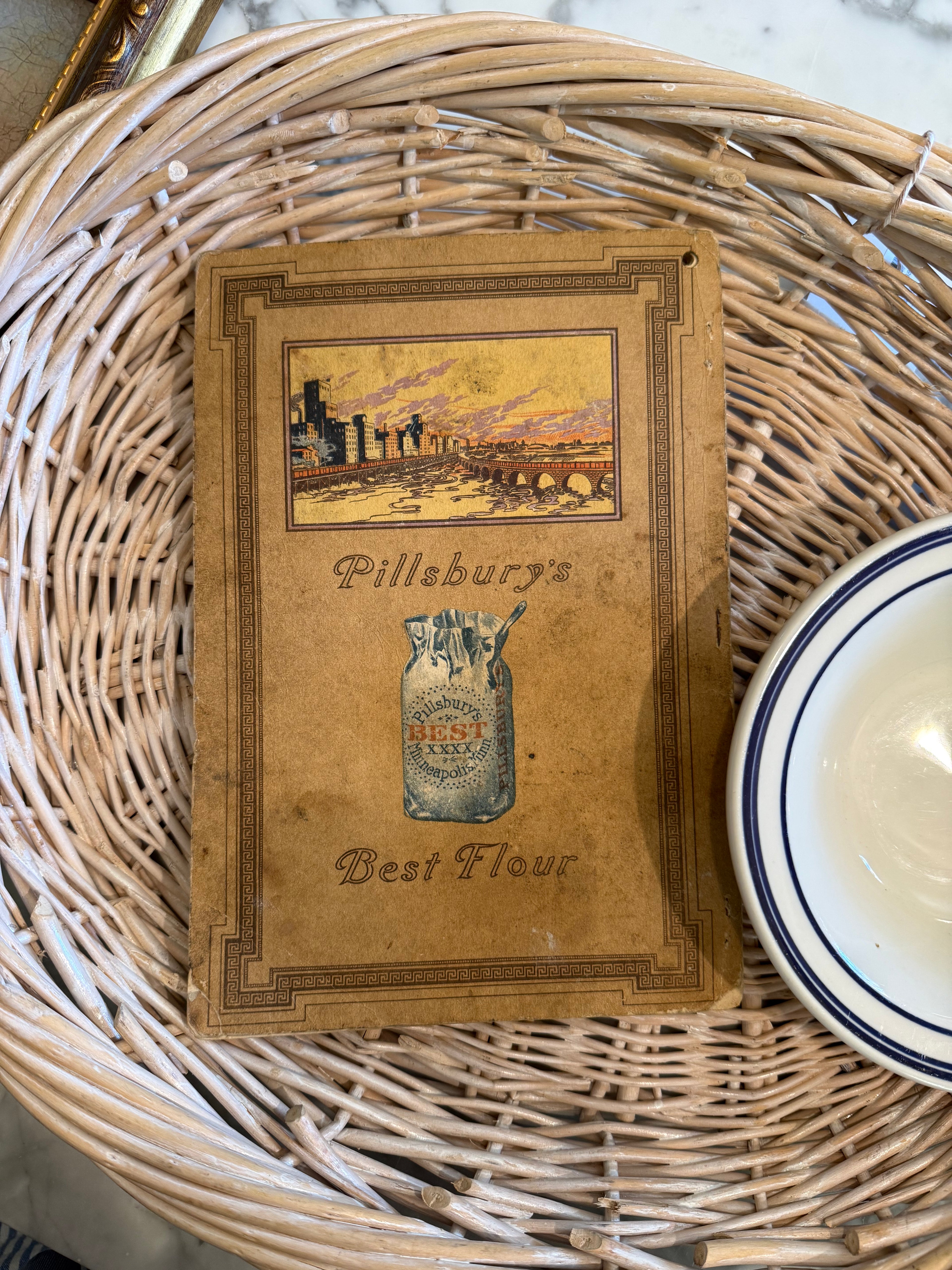 Antique 1913 The Pillsbury Cook Book Softcover (Vintage First Edition Ephemera)