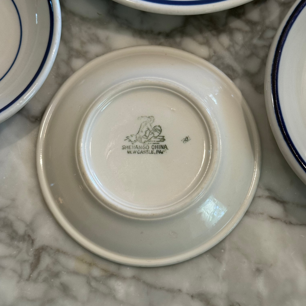 Vintage WWII Shenango US Navy Wardroom Anchor Saucer Plate