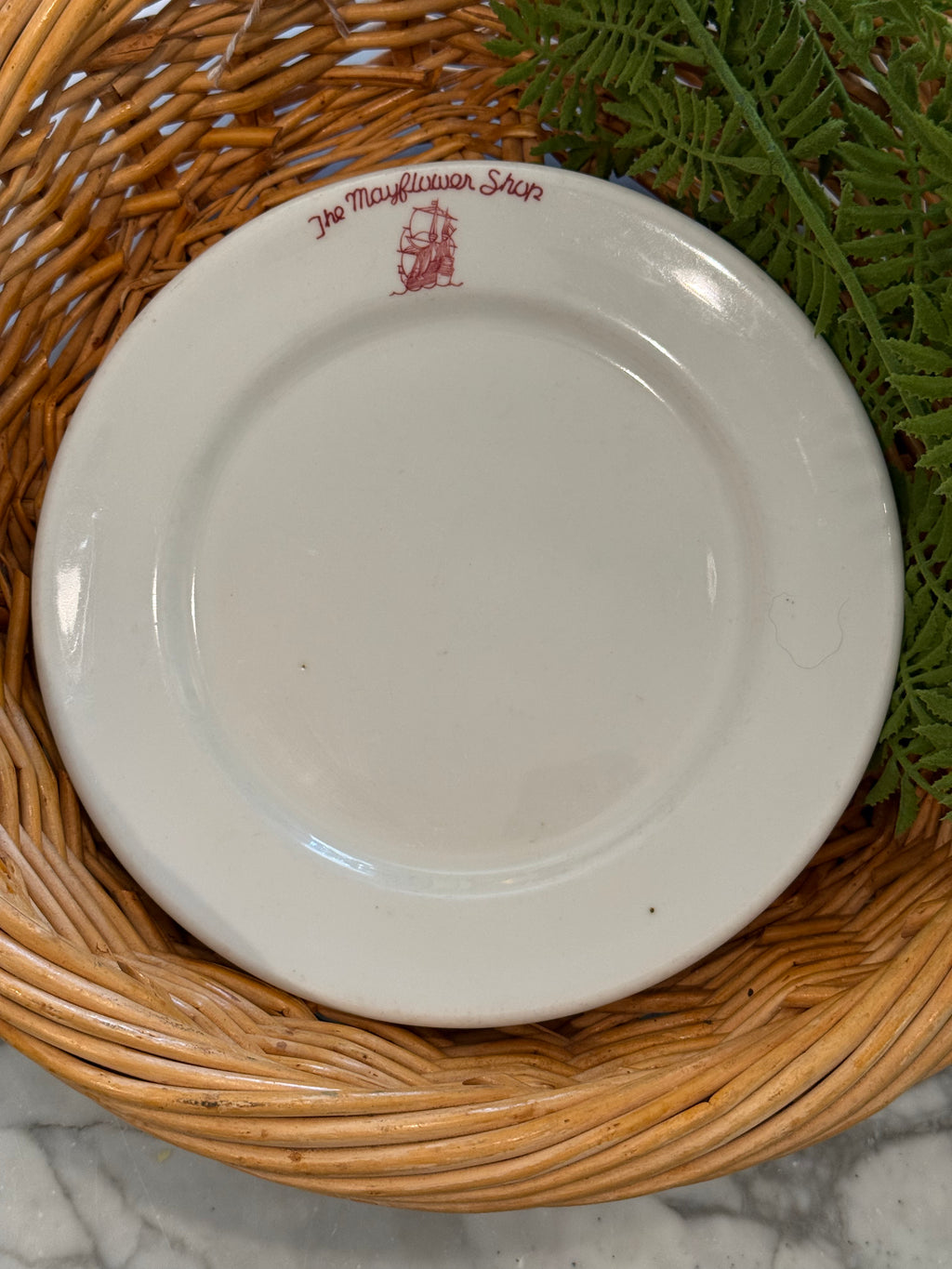 Vintage The Mayflower Shop Restaurantware 9" Dinner Plate