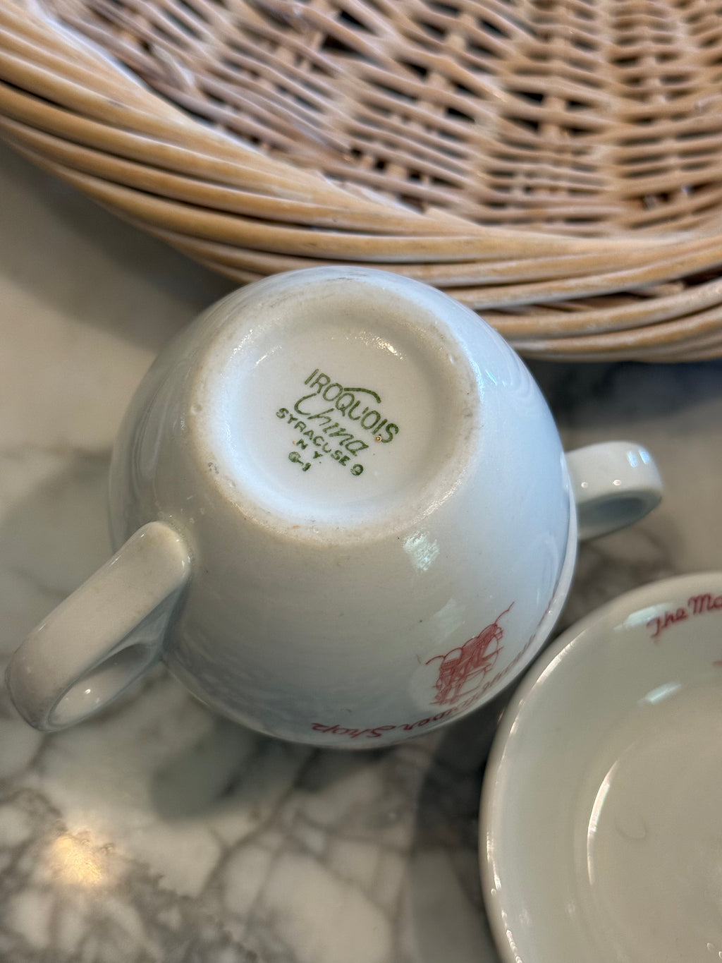 Vintage The Mayflower Shop Restaurantware Coffee Cup