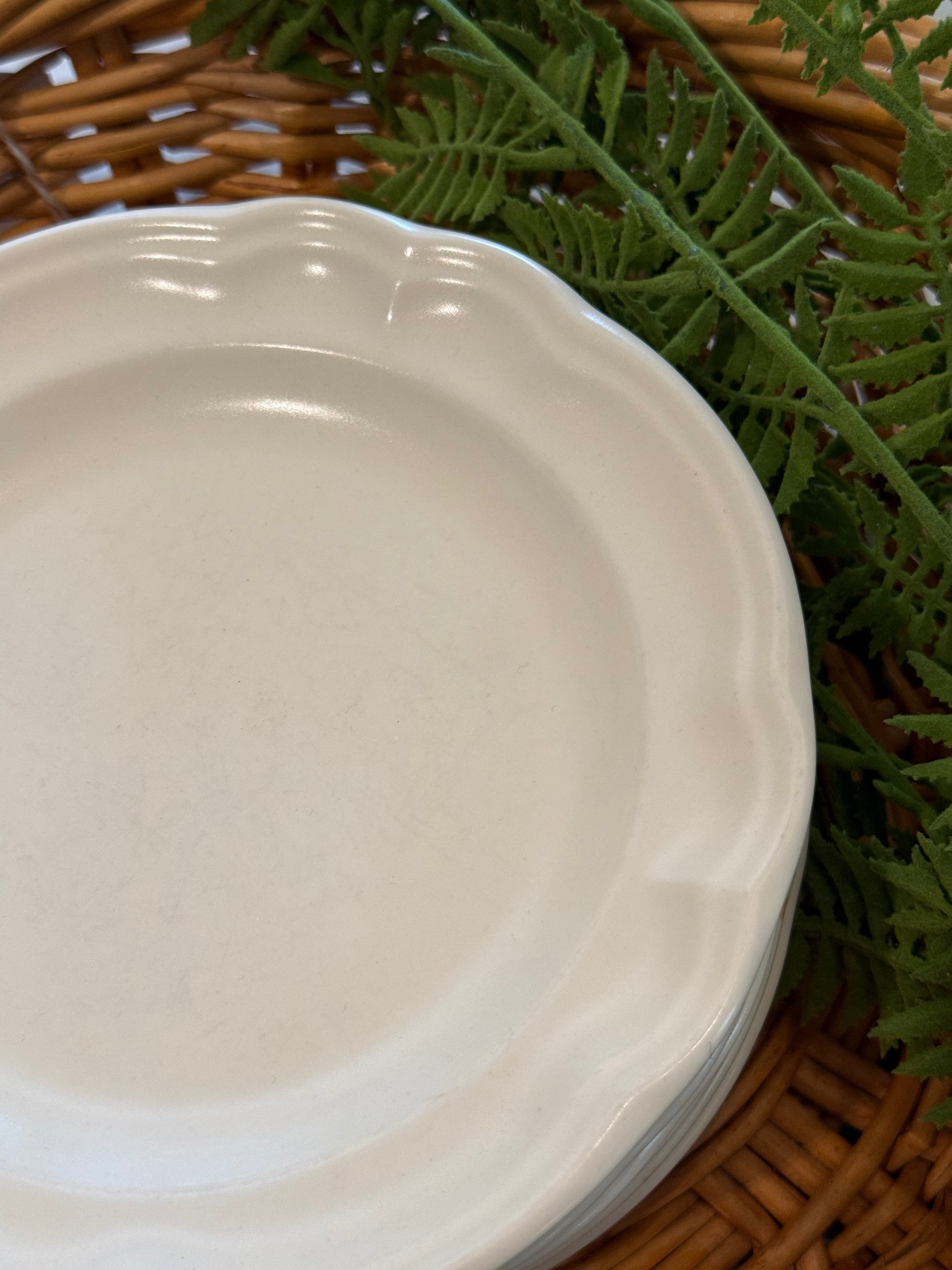 Vintage Pfaltzgraff Color Medley Buff Matte Salad Plates - Set of 6