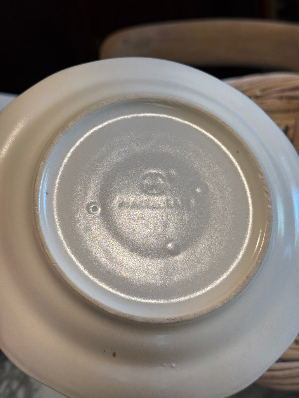 Vintage Pfaltzgraff Color Medley Buff Matte Salad Plates - Set of 6