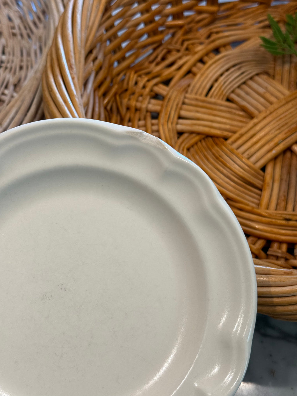 Vintage Pfaltzgraff Color Medley Buff Matte Salad Plates - Set of 6