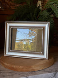 Petite Beaded Silver Picture Frame