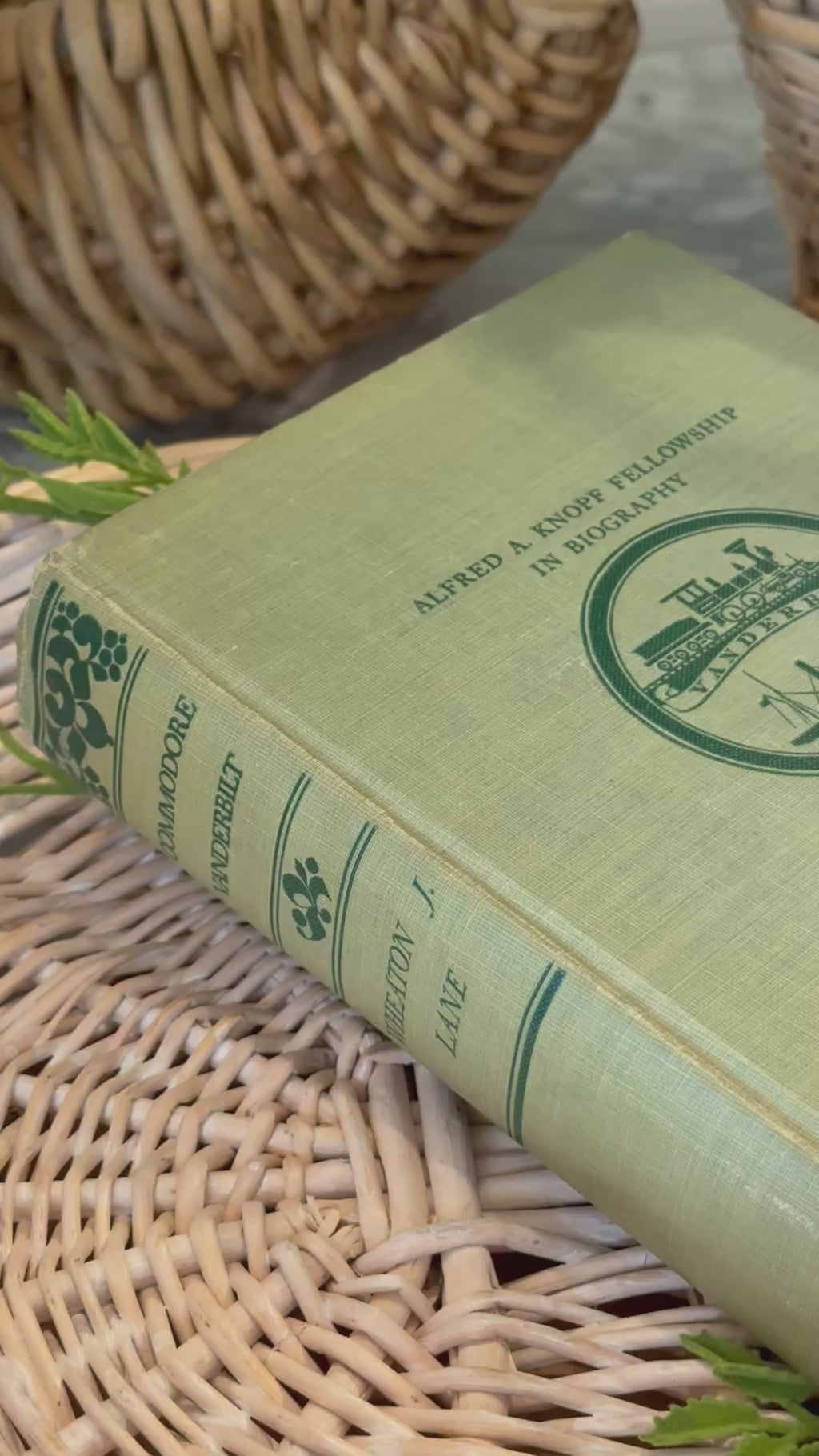 Vintage 1942 Commodore Vanderbilt An Epic of the Steam Age Hardcover Book