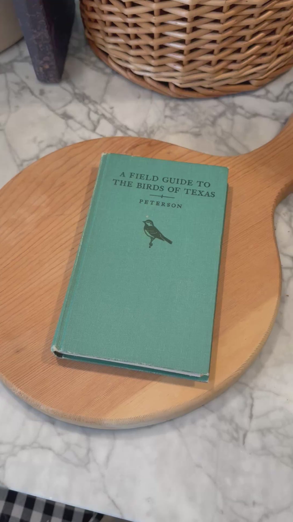 Vintage A Field Guide to The Birds of Texas Hardcover Book