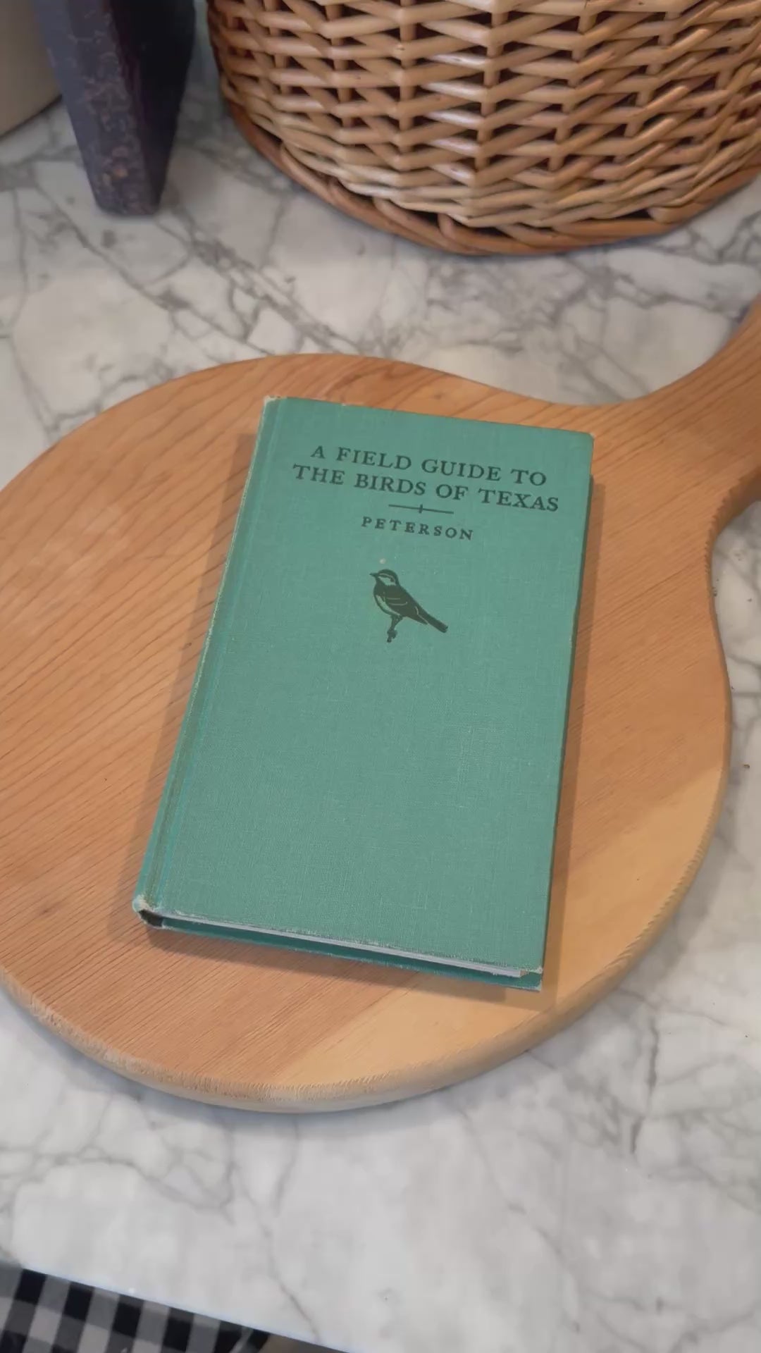 Vintage A Field Guide to The Birds of Texas Hardcover Book