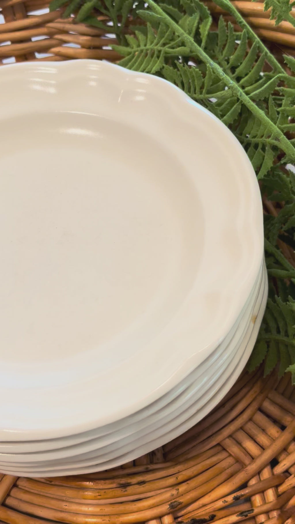 Vintage Pfaltzgraff Color Medley Buff Matte Salad Plates - Set of 6