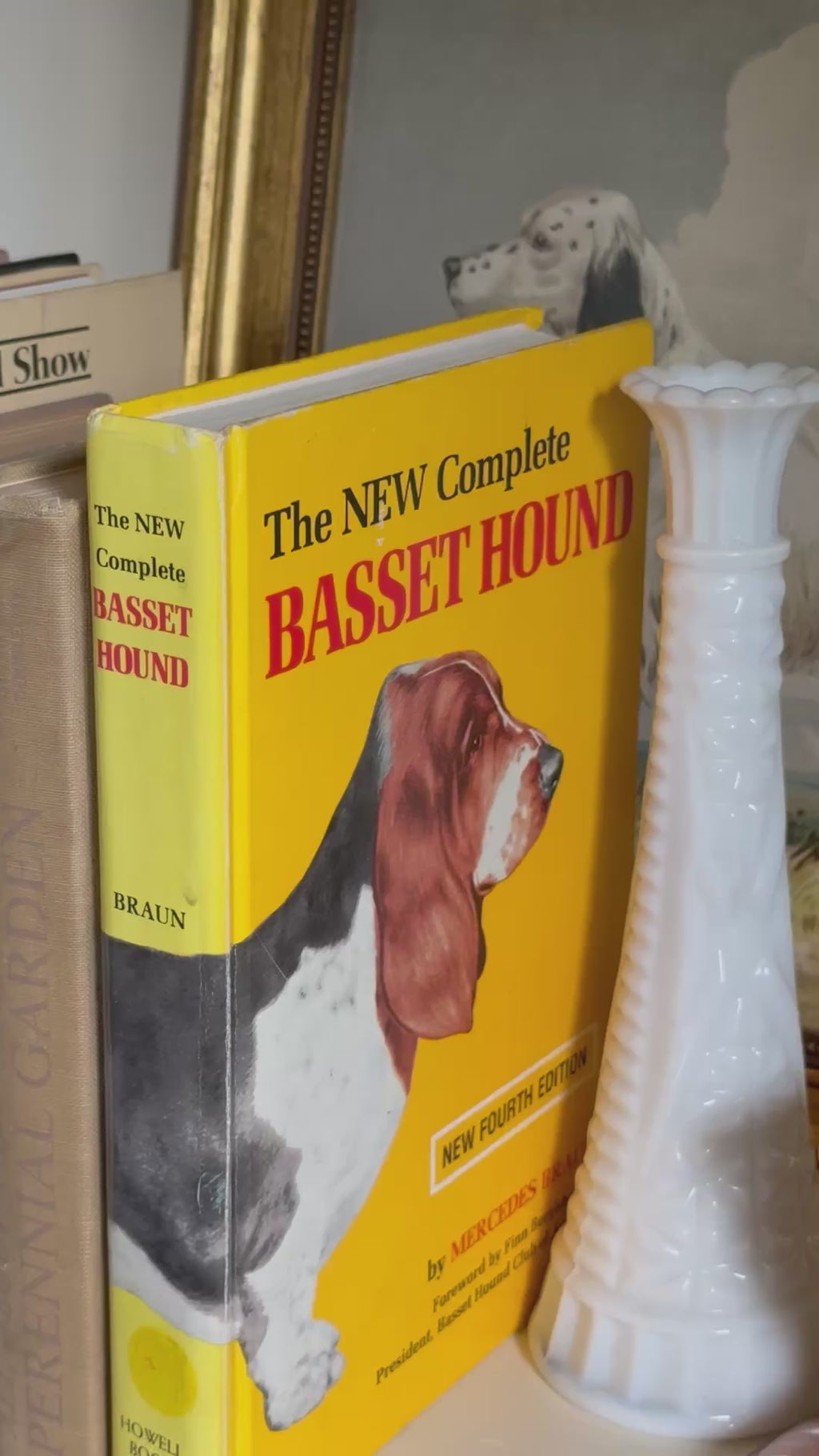 Vintage The New Complete Basset Hound Heritage Hardcover Book