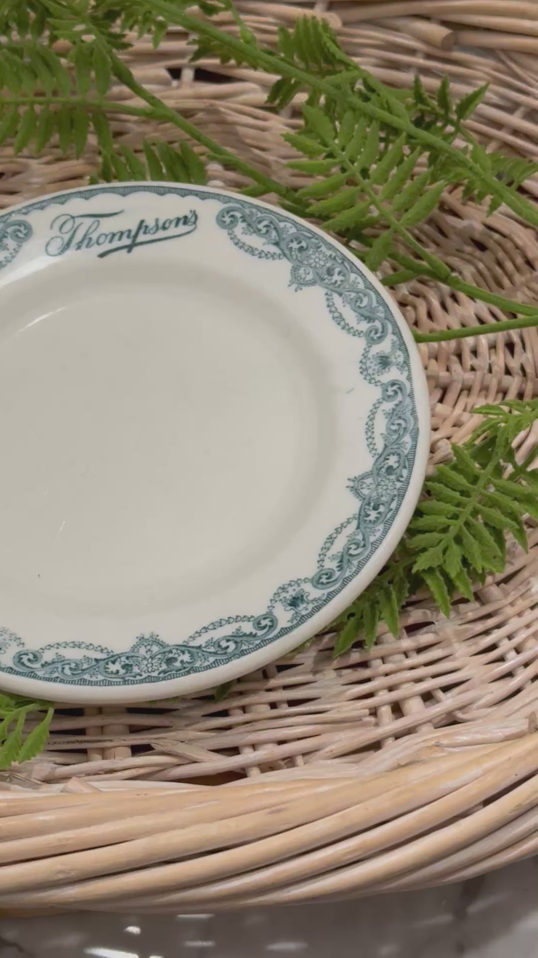 Vintage Grindley Hotel Ware Small Plate - Thornley Pattern Thompson Co