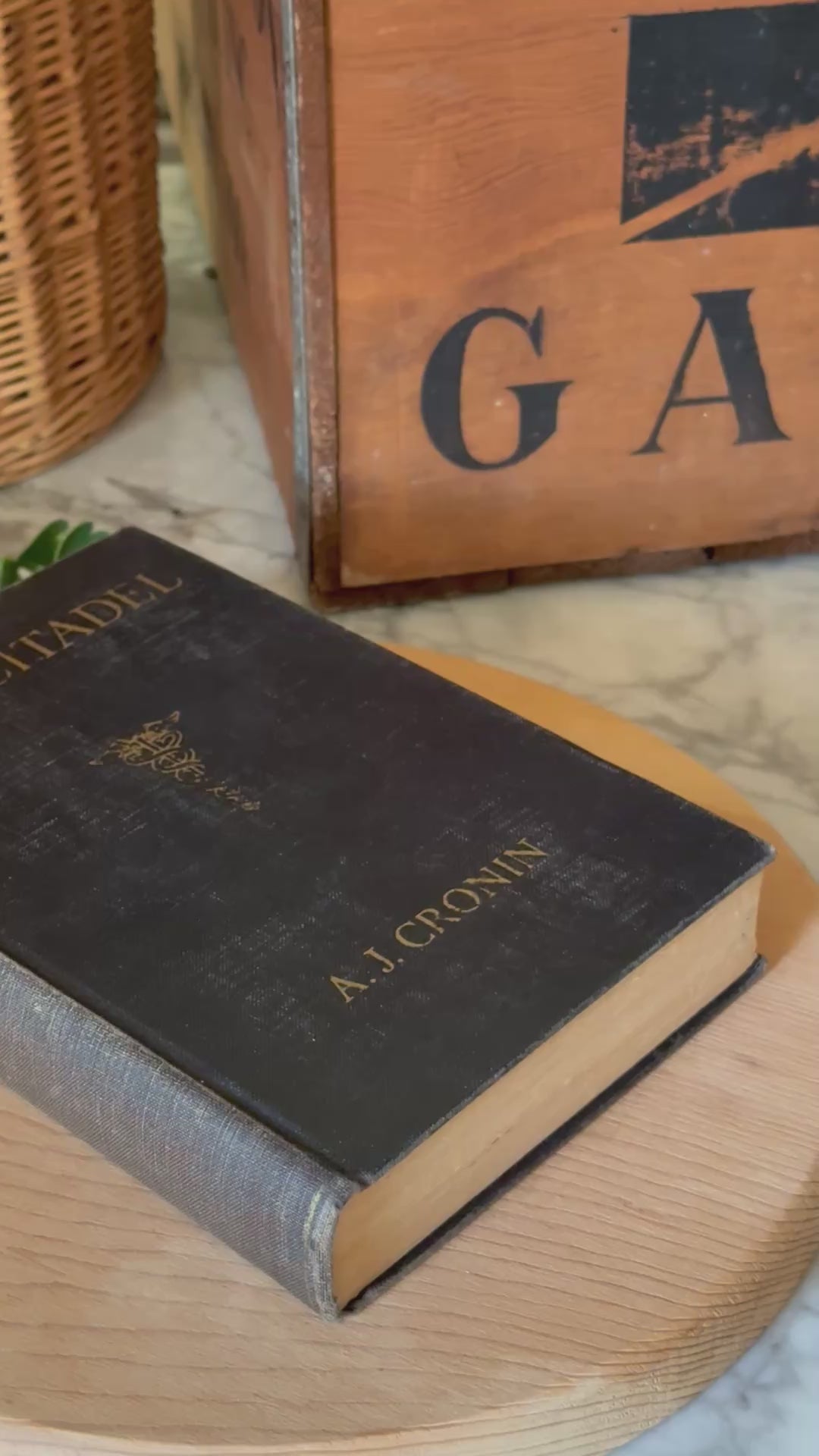 Vintage 1938 The Citadel Book