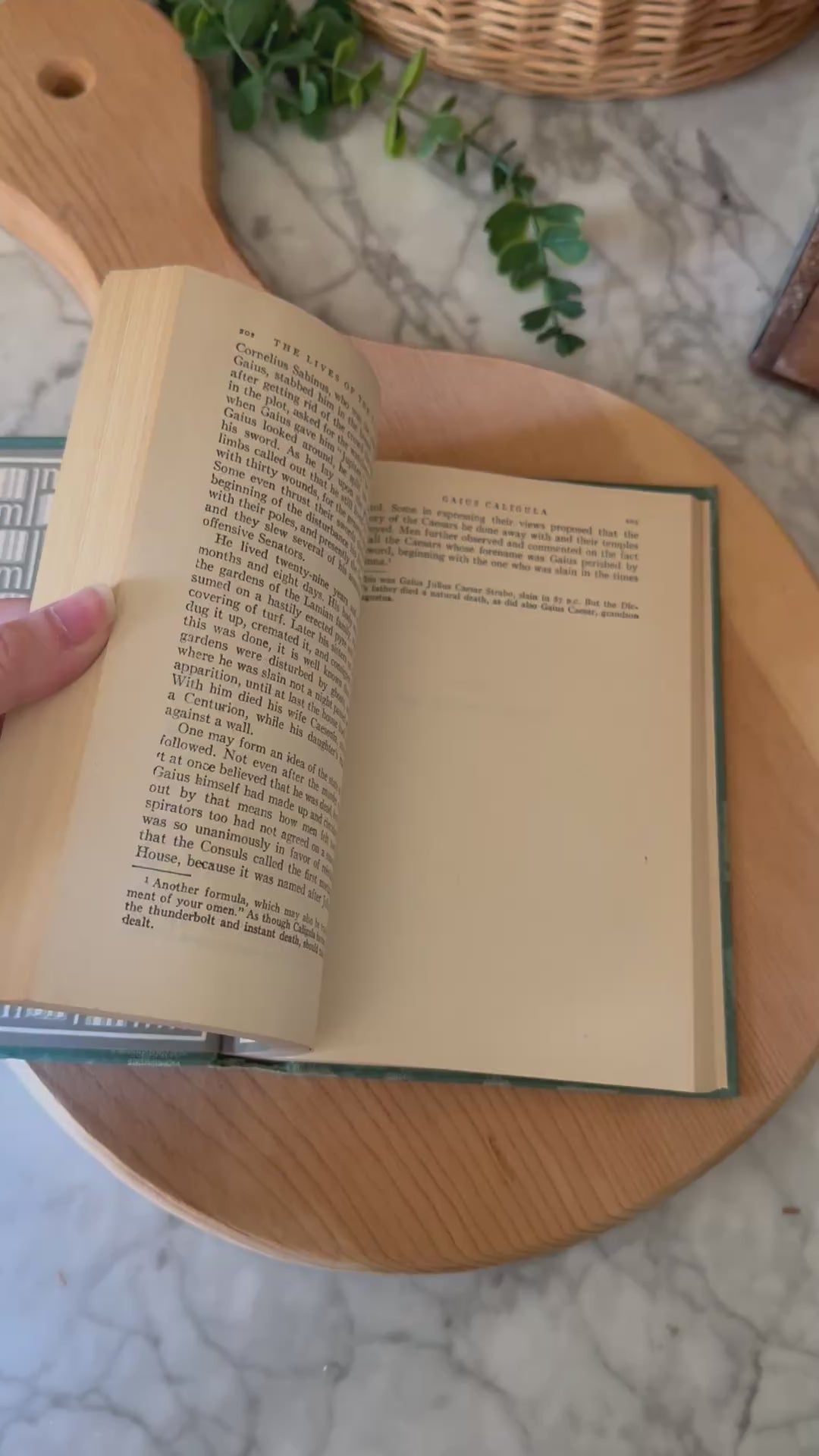1931 The Lives of the Twelve Ceasars Book