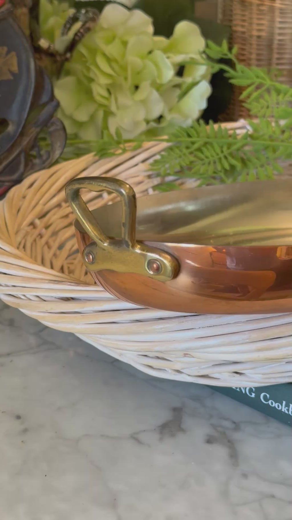 Vintage B&M Douro Copper Oval Au Gratin Pan