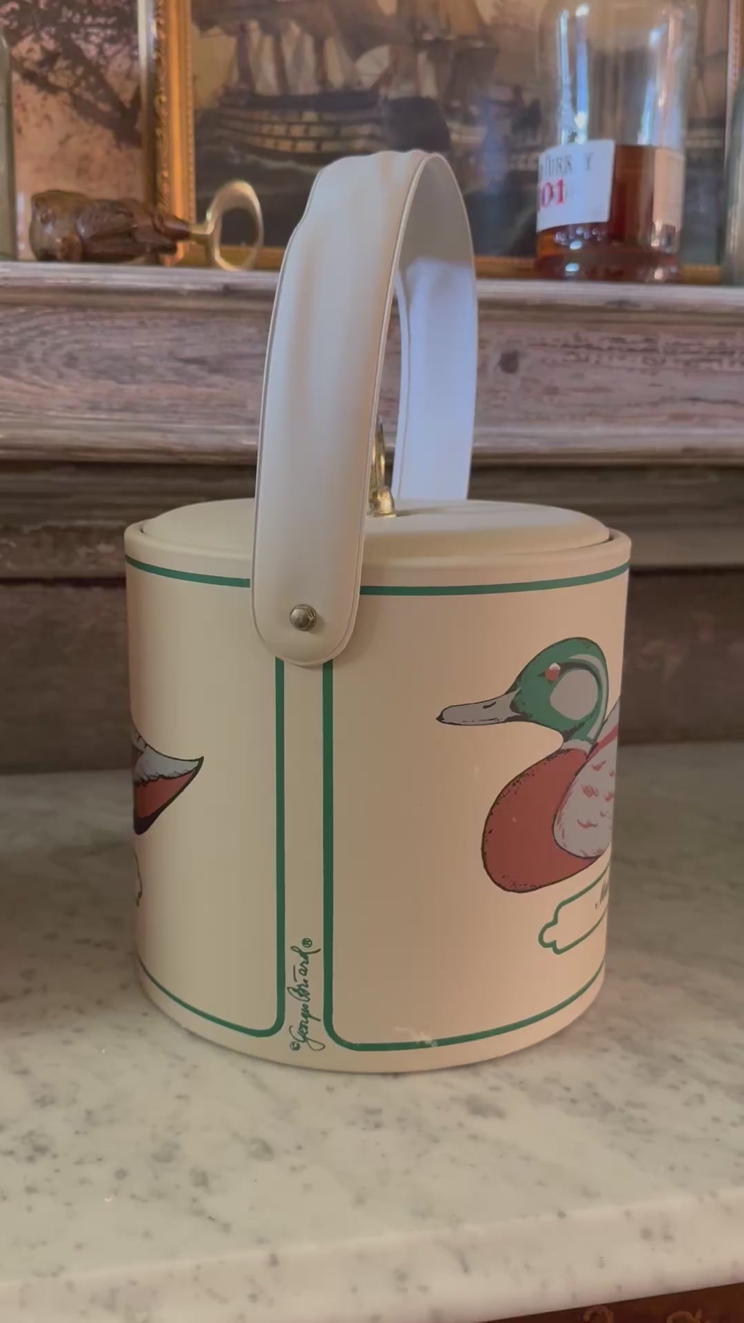 Vintage Georges Briard Mid-Century Duck Ice Bucket