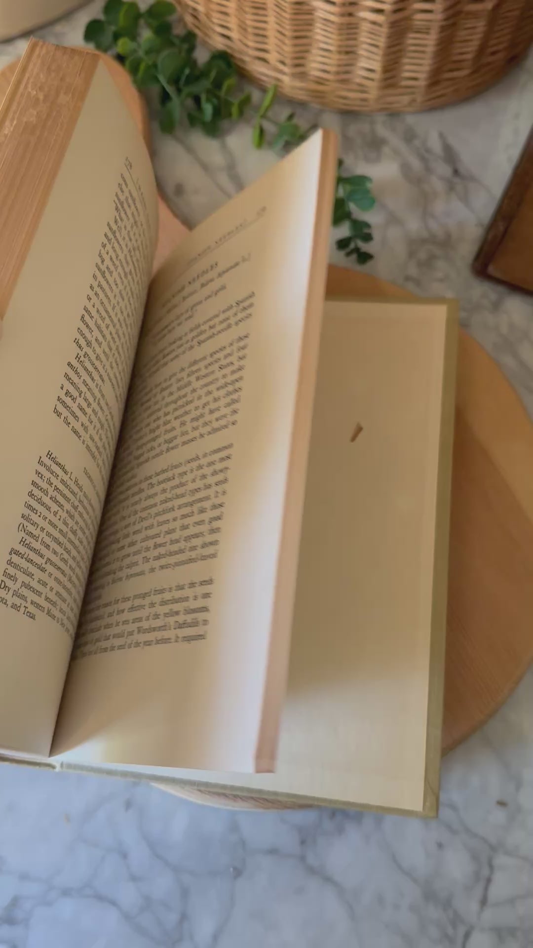 Vintage Just Weeds Botanical Book