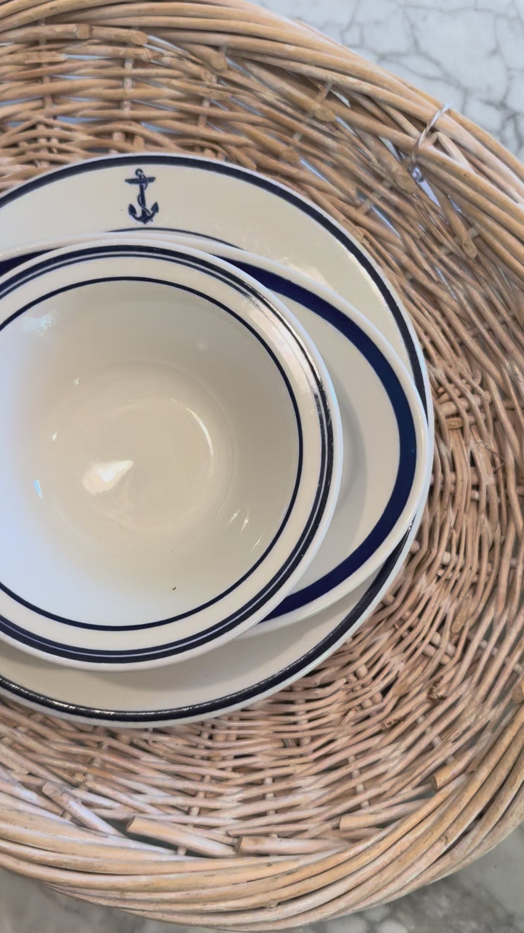 Vintage 1955 Homer Laughlin US Navy Wardroom Oval Serving Dish
