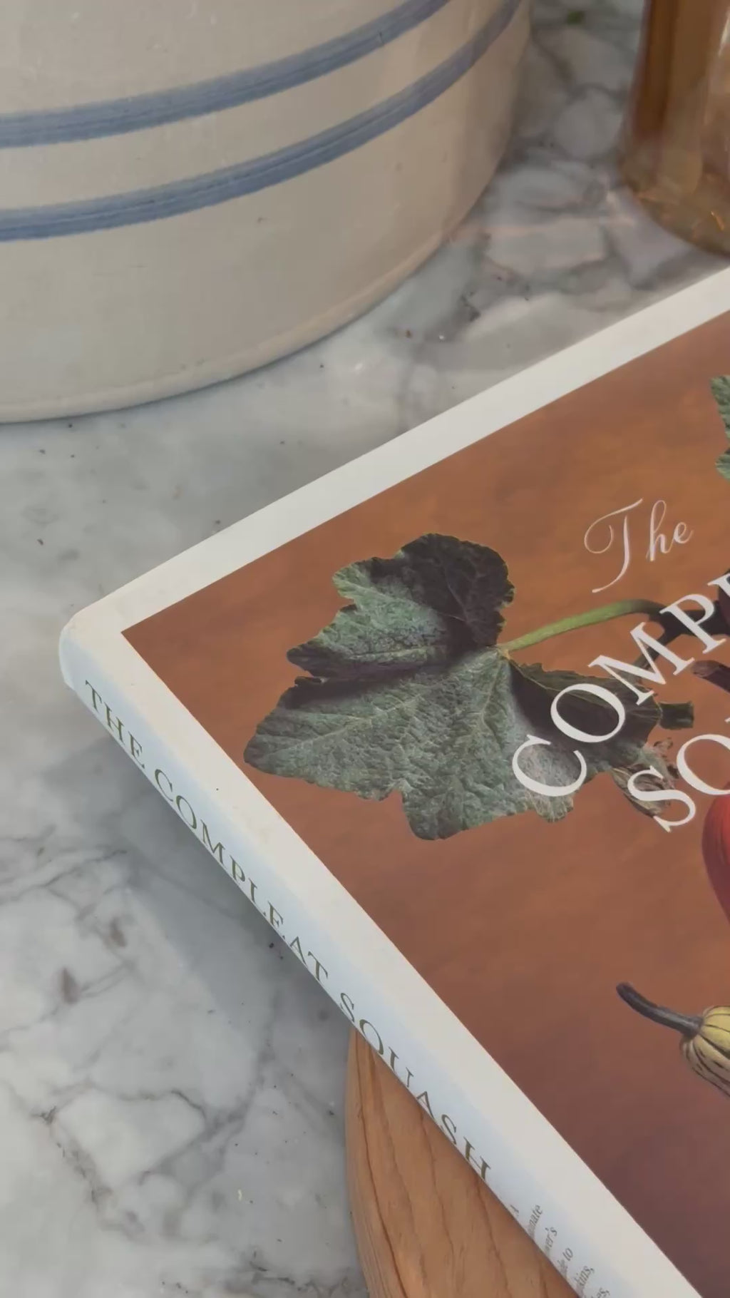 Vintage The Compleat Squash Book by Amy Goldman Hardcover
