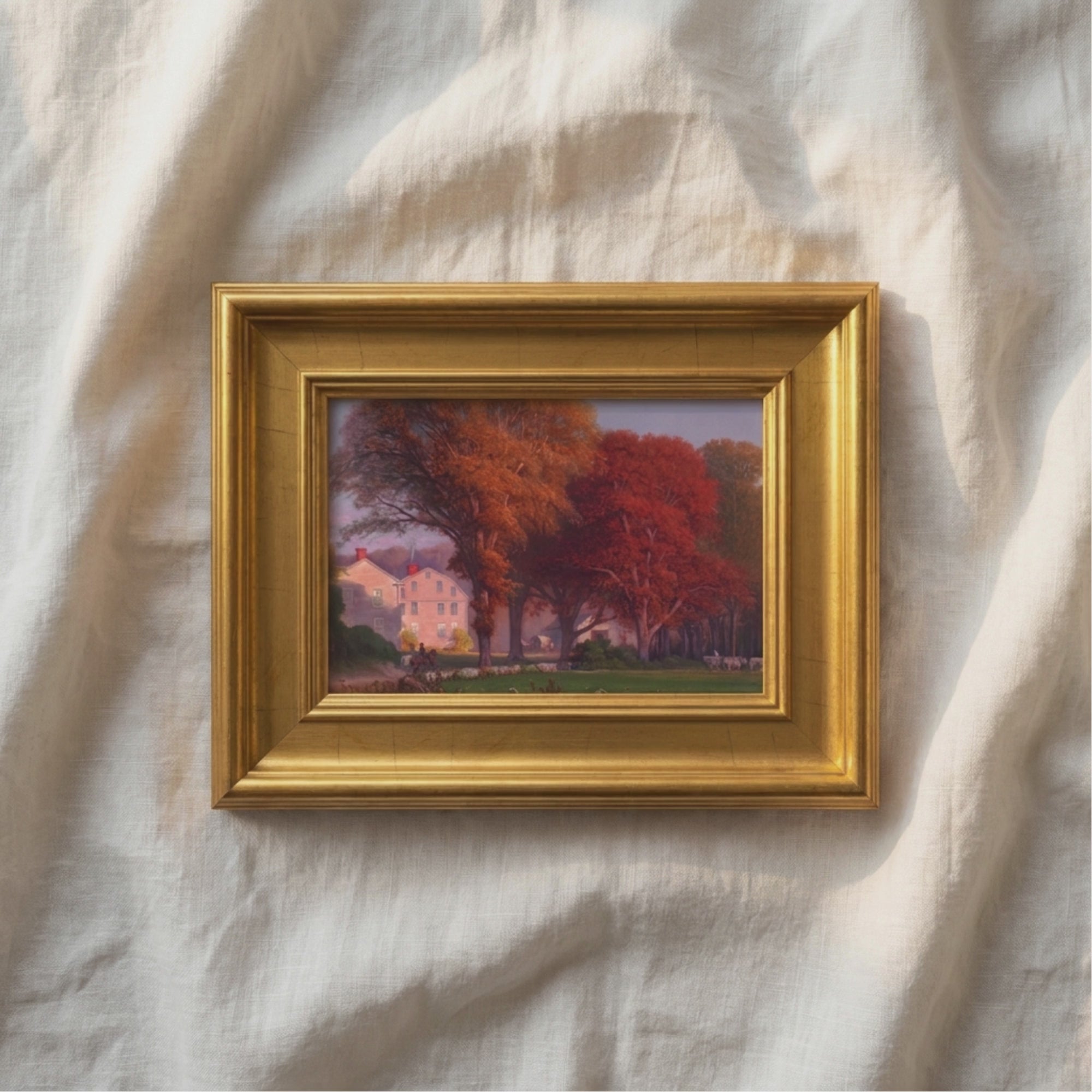 Autumn No. 03 - Thomas Hill 5" x 7" Framed Fine Art Print