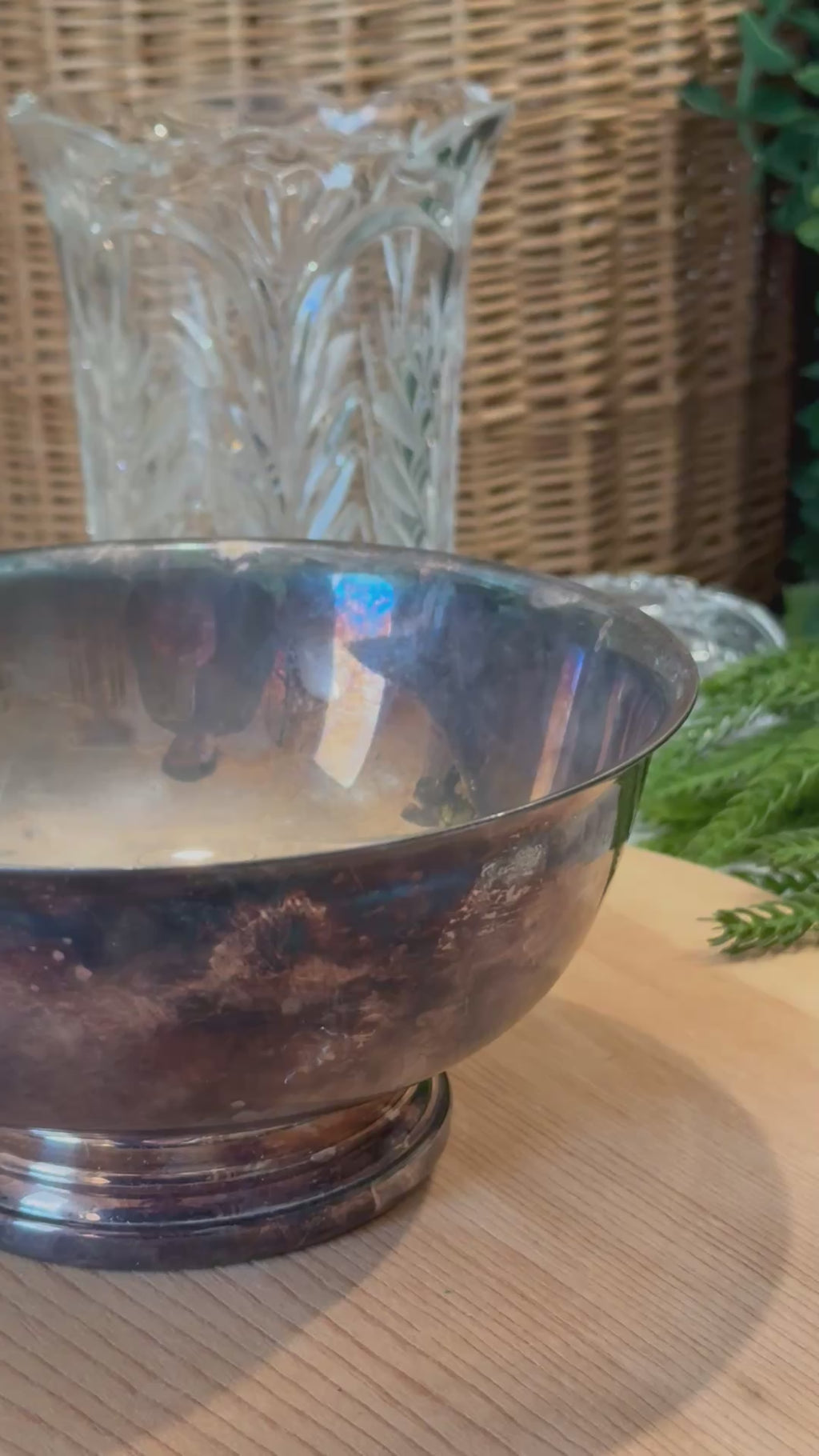 Vintage Gorham Silver Plated Footed Bowl - 6.5"